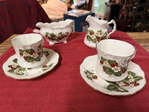 Vintage strawberry ripe tea - strawberry,