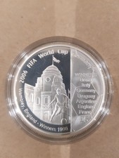 Silver (925) FIVE POUND COIN from Guernsey for 2006 World Cup
