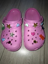 Crocs Kids UK Size 3 Pink In