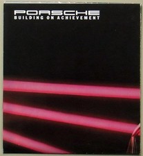 PORSCHE LF Car Sales Brochure 1987 #WVK131225 928S 911 Turbo 944S 944 Lux