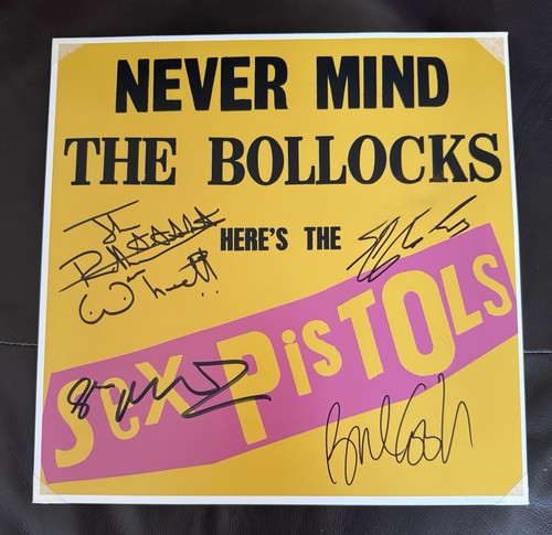 Sex pistols signed 12x12 - sex,