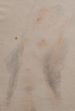 Willi Schmid female nude study