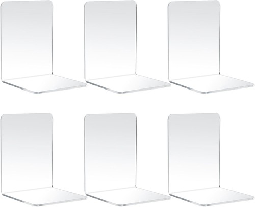 Pcs acrylic book ends - 6,