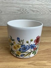 White ceramic plant - ceramic, pot
