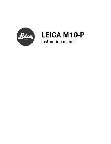 Leica m10 camera printed - leica, p
