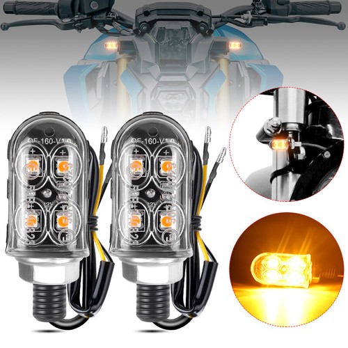 Led mini motorcycle - 2x,