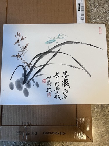 Signed chinese ink painting - signed,