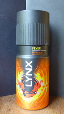 Vintage Lynx FEVER Deodorant Body Spray. PART USED