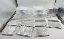 600pcs Silver Plastic