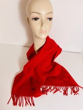 Vintage Liberty Red Wool Scarf