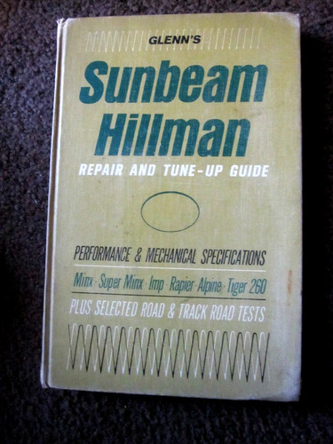 Glenns sunbeam hillman - sunbeam, repair