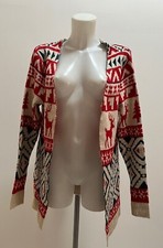 New Ladies FB Sister Boho Christmas  Cardigan In 3 Colours  Size S - XL