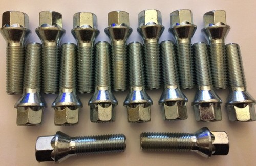 M14x1 silver 60 alloy - silver, 60°