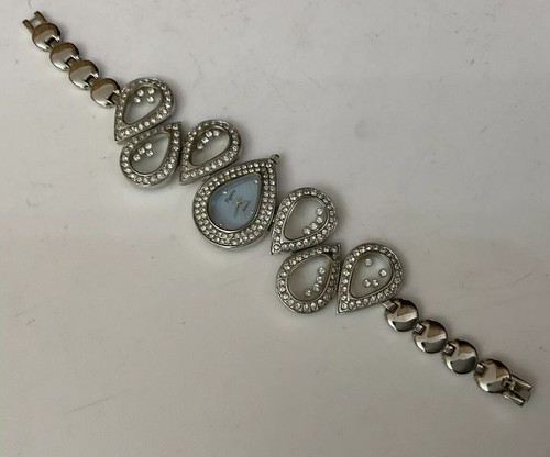 Ladie silver tone figaro watch - ladie,