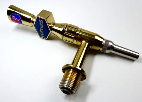 Foster beer font - tap, brass