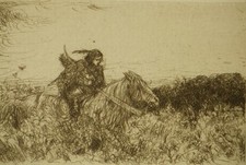 Marius Bauer pencil signed and