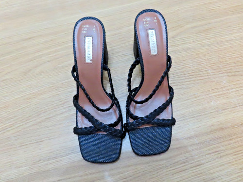 Primark black strappy - black,
