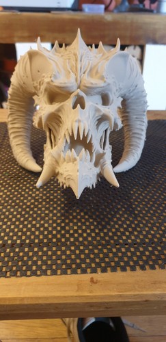Printed big horn demon - printed, big_horn