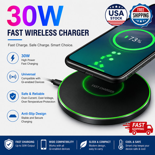 30w super fast wireless - super,