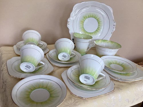 Bell china hand painted 3951 - china,