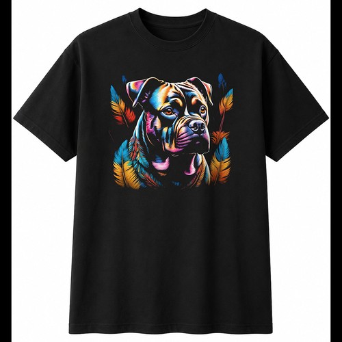 American bully with feathers - bully,