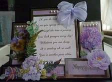 Another Year Older A5 Stepper Handmade card