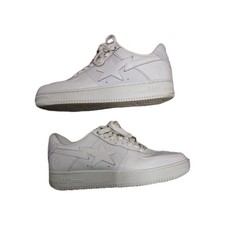 White Bapestas Size UK 9 used