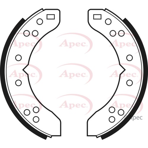 Brake shoes set - shoes,
