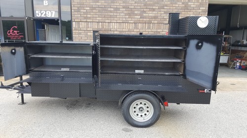 Bbq smoker barn door grill - smoker, 48