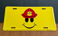 Smiley Face Fireman License