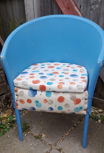 Vintage lloyd loom chair dated - lloyd,
