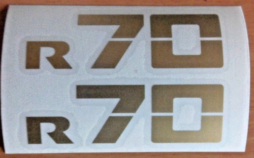 Bmw sticker gold - r,