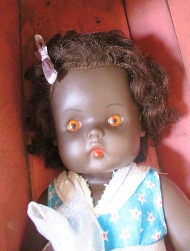 Antique dolls wooden crib - antique,