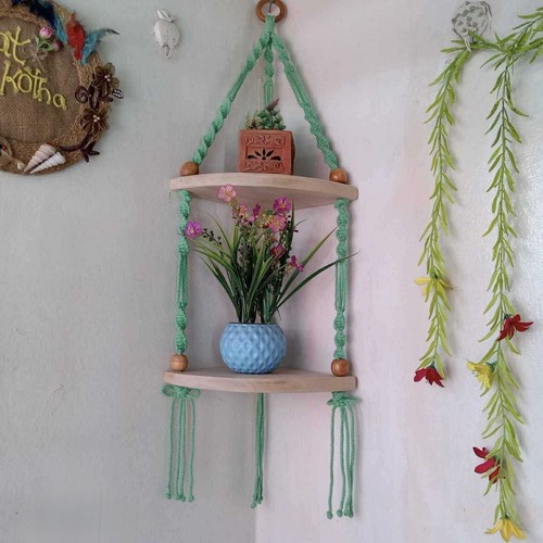 Handmade macrame hanging wall - macrame,
