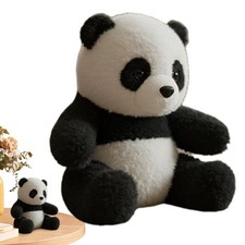 Realistic Panda Plush Toy Kids Emotional Companion Doll For Soothing Sleep