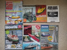 Various Model Boat Plans, Construction Guides, Catalogues Specials