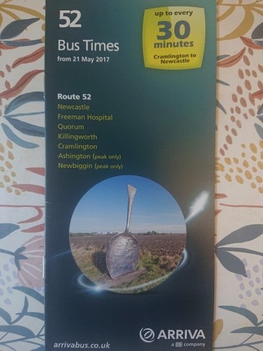Arriva north east - north, timetable