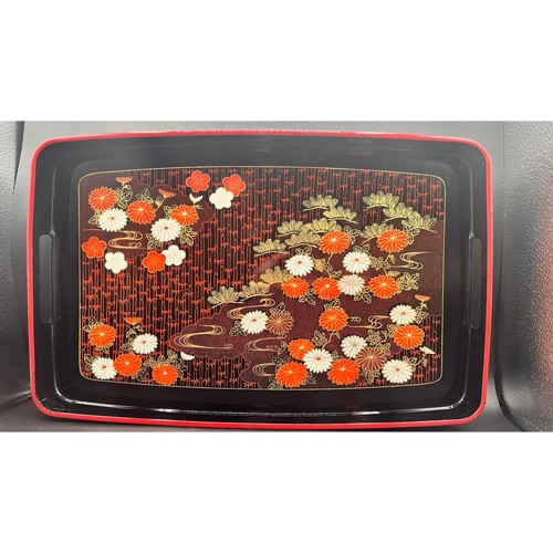 Japanese lacquer serving tray - japanese,