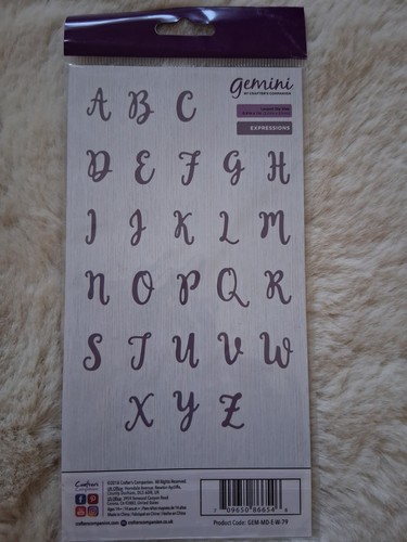 Gemini alphabet dies - dies,