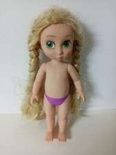 DISNEY ANIMATORS TANGLED RAPUNZEL 15" WITH TINSEL/GLITTER HAIR