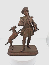 Antique Spelter Figure Man &