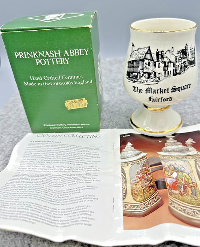 Prinknash abbey pottery - abbey, goblet