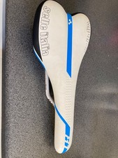 Cube Sella Italia White Blue and Black Saddle 298Grams