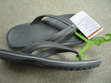 Crocs crocband flip flops Brand New all tags attached EUR 38-39  Colour Grey