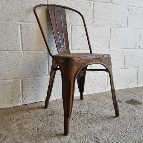 Tolix style metal - style, chair