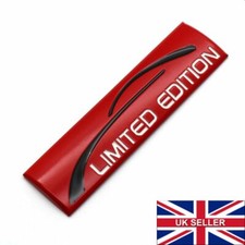 RED 3D Metal LIMITED EDITION Car Emblem Badge Tuning Sticker Body Styling Logo