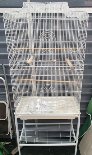 Large metal bird cage - metal,