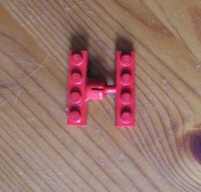 LEGO pair of vehicle coupling bricks, red, single owner, used good