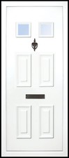 White uPVC Full Door Panel
