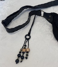 Matalan Black Crochet Bag